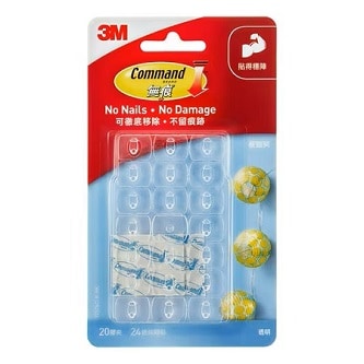 無痕™ 透明裝飾夾 
